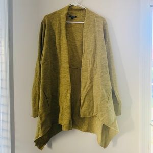 Eileen Fisher Yellow Wool Cardigan Sweater